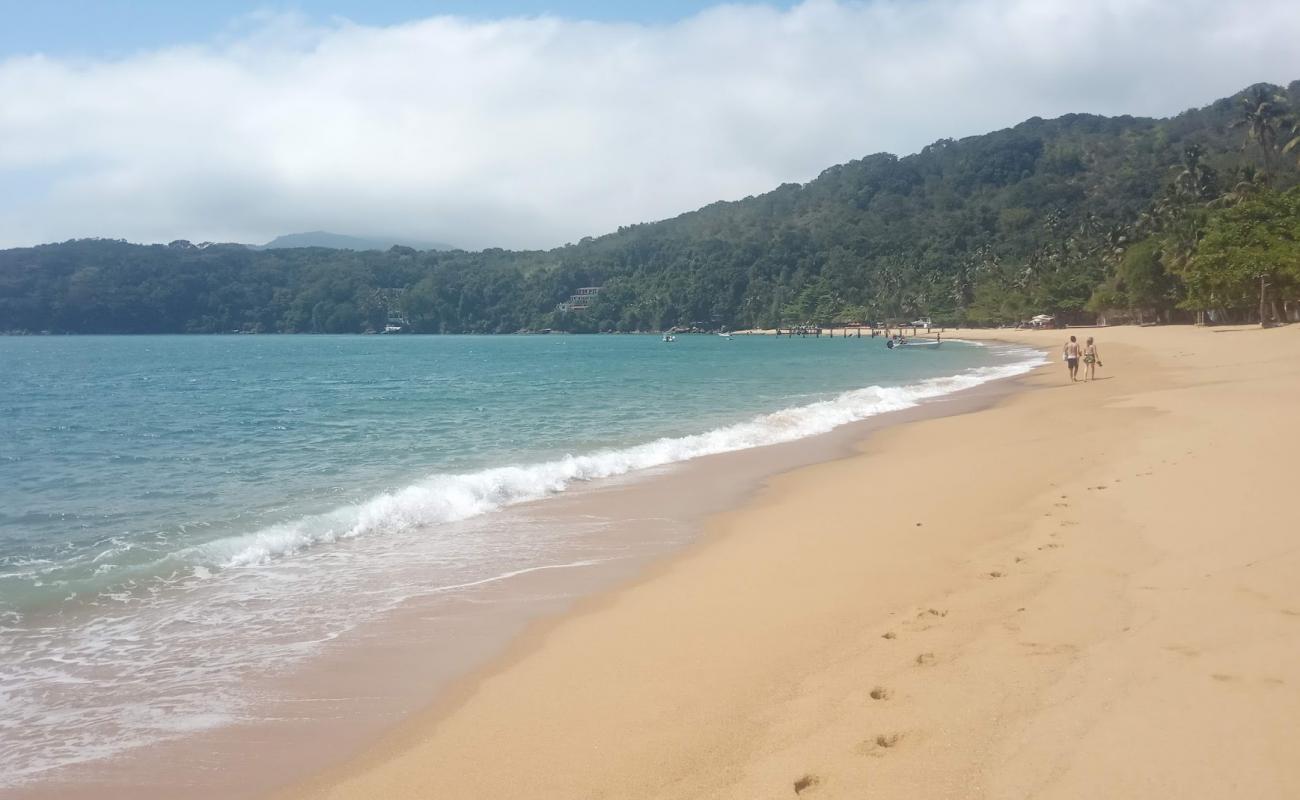 Photo de Praia de Camiranga avec sable beige fin de surface