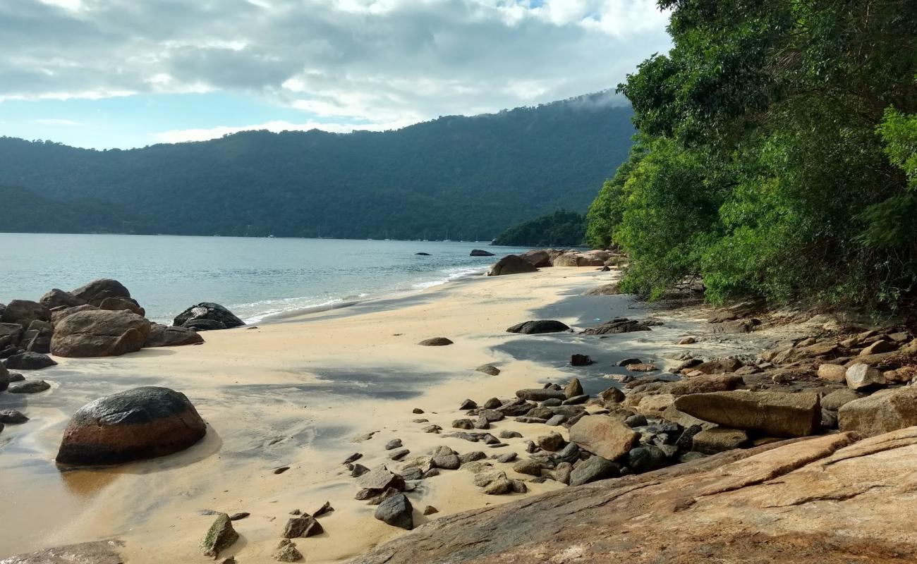 Photo de Comprida Beach avec sable beige de surface