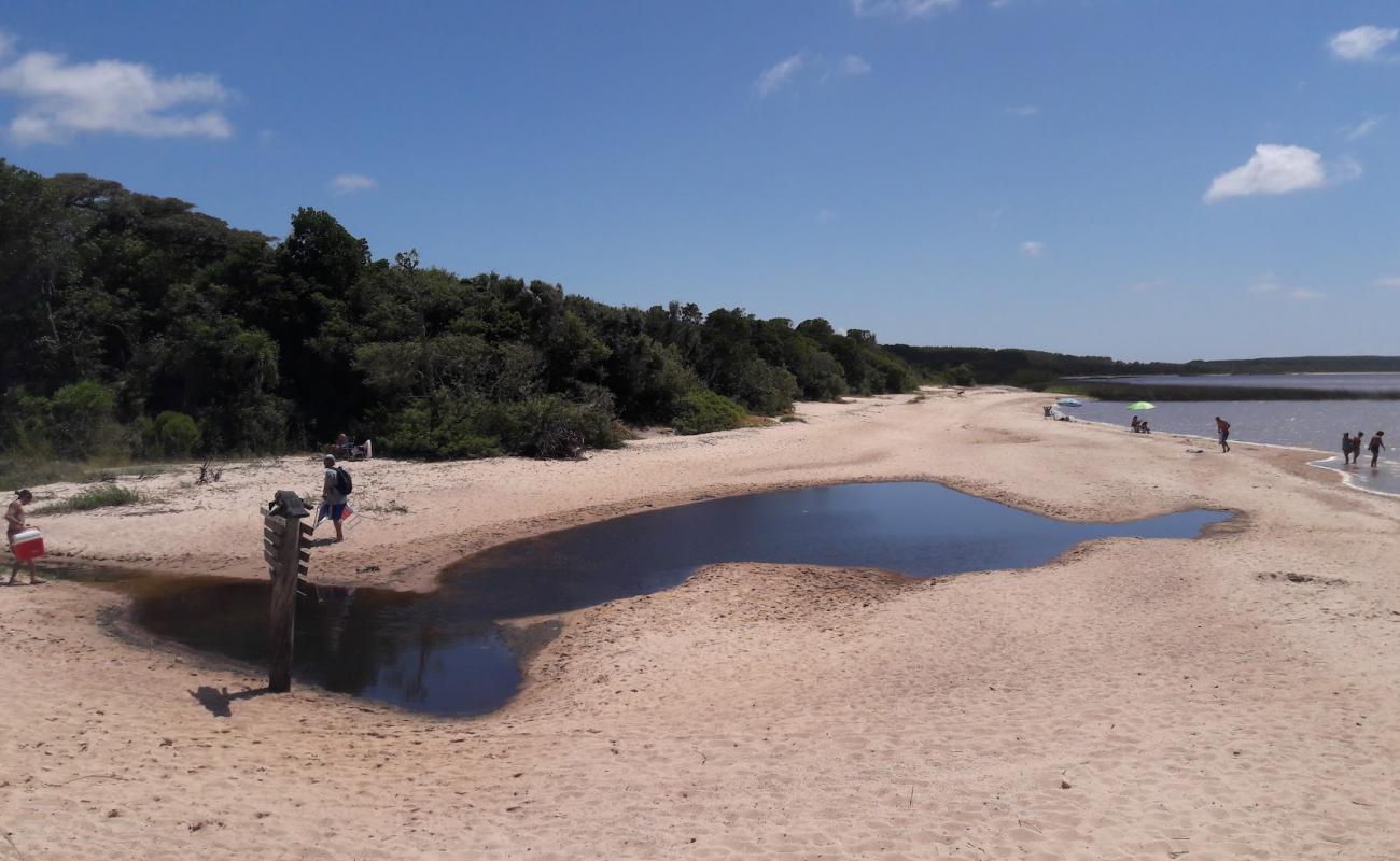 Photo de Praia do Jacarezinho avec sable beige de surface