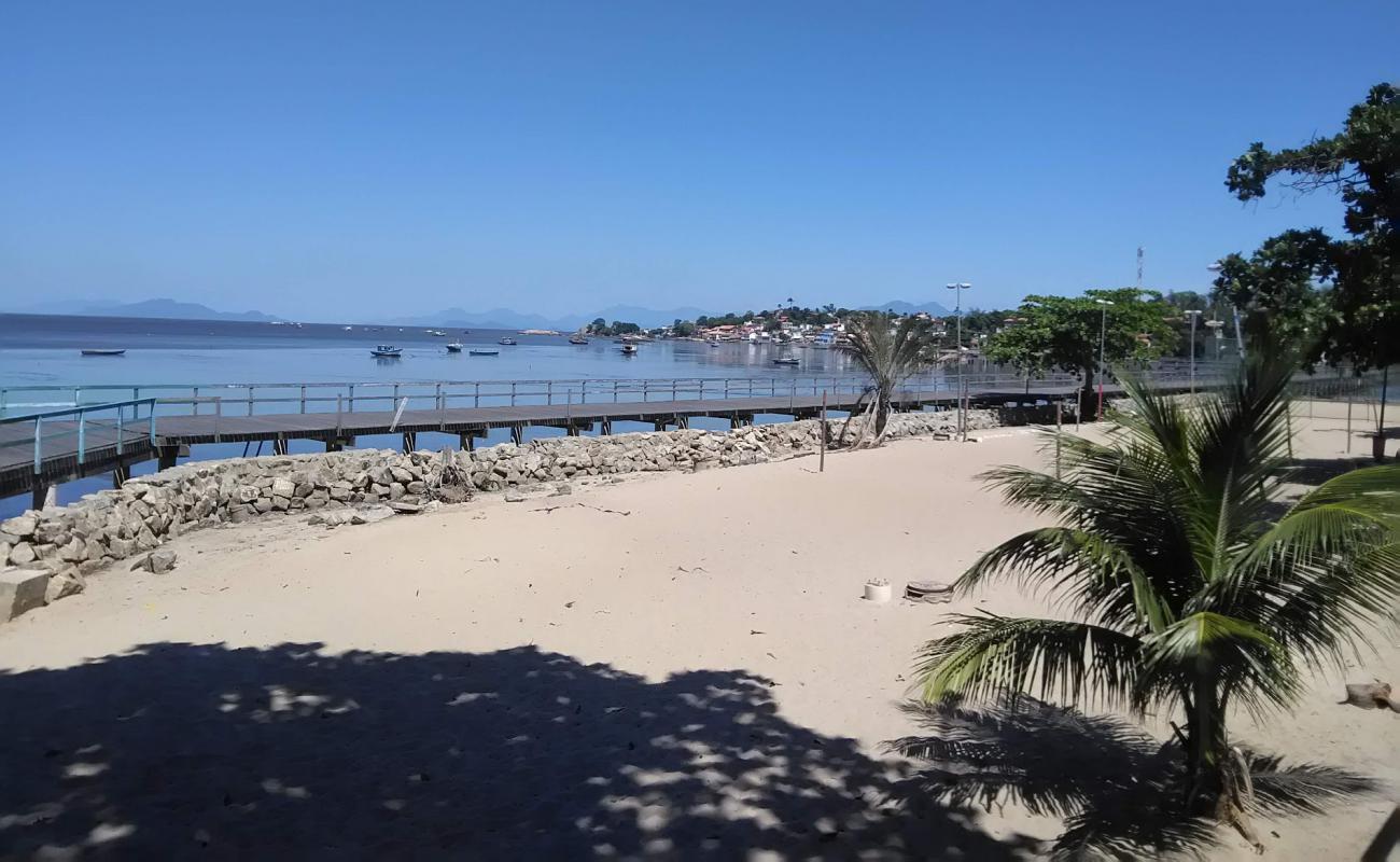 Photo de Praia da Pedra de Guaratiba avec sable beige de surface