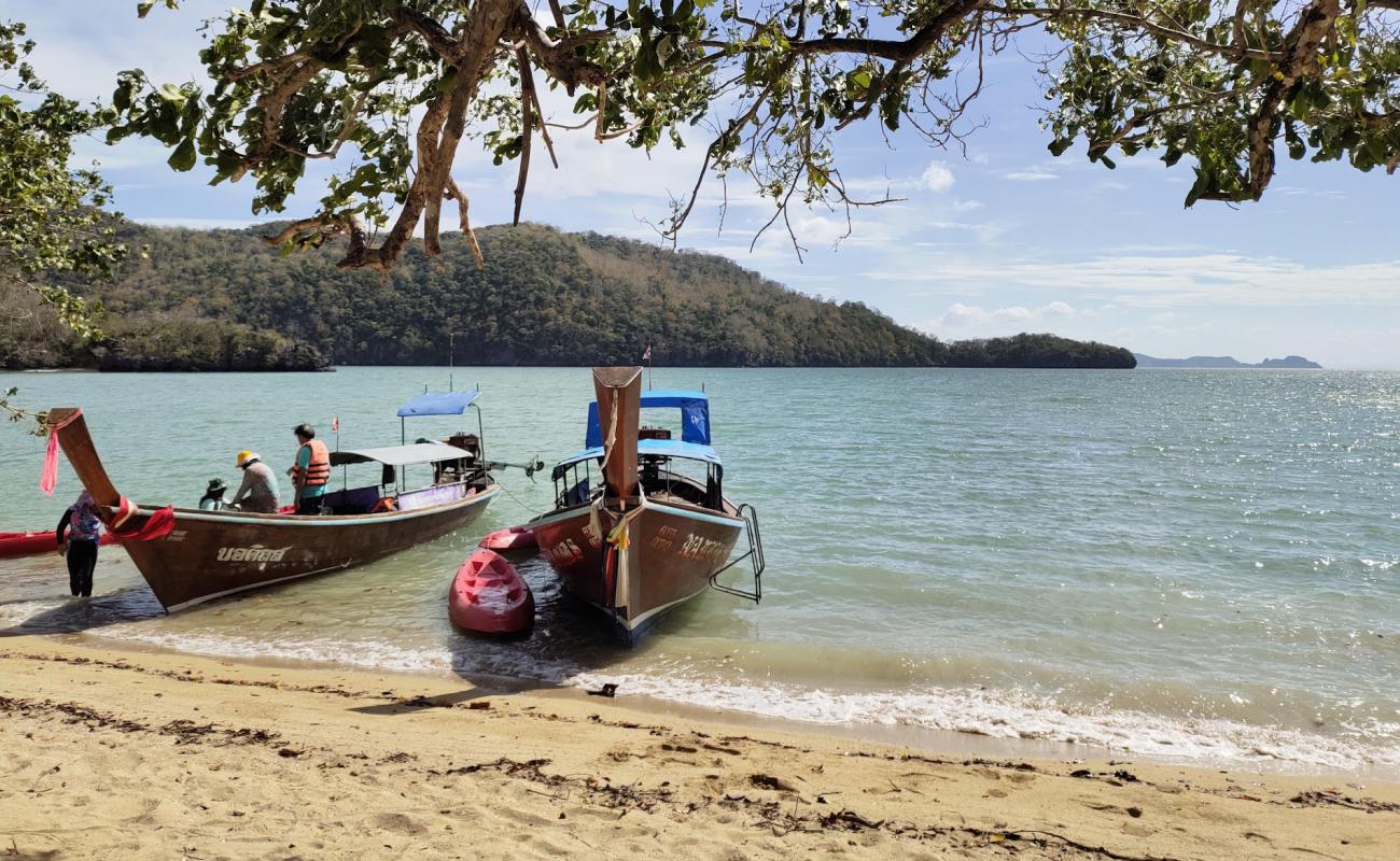 Photo de Toba Beach avec sable beige de surface