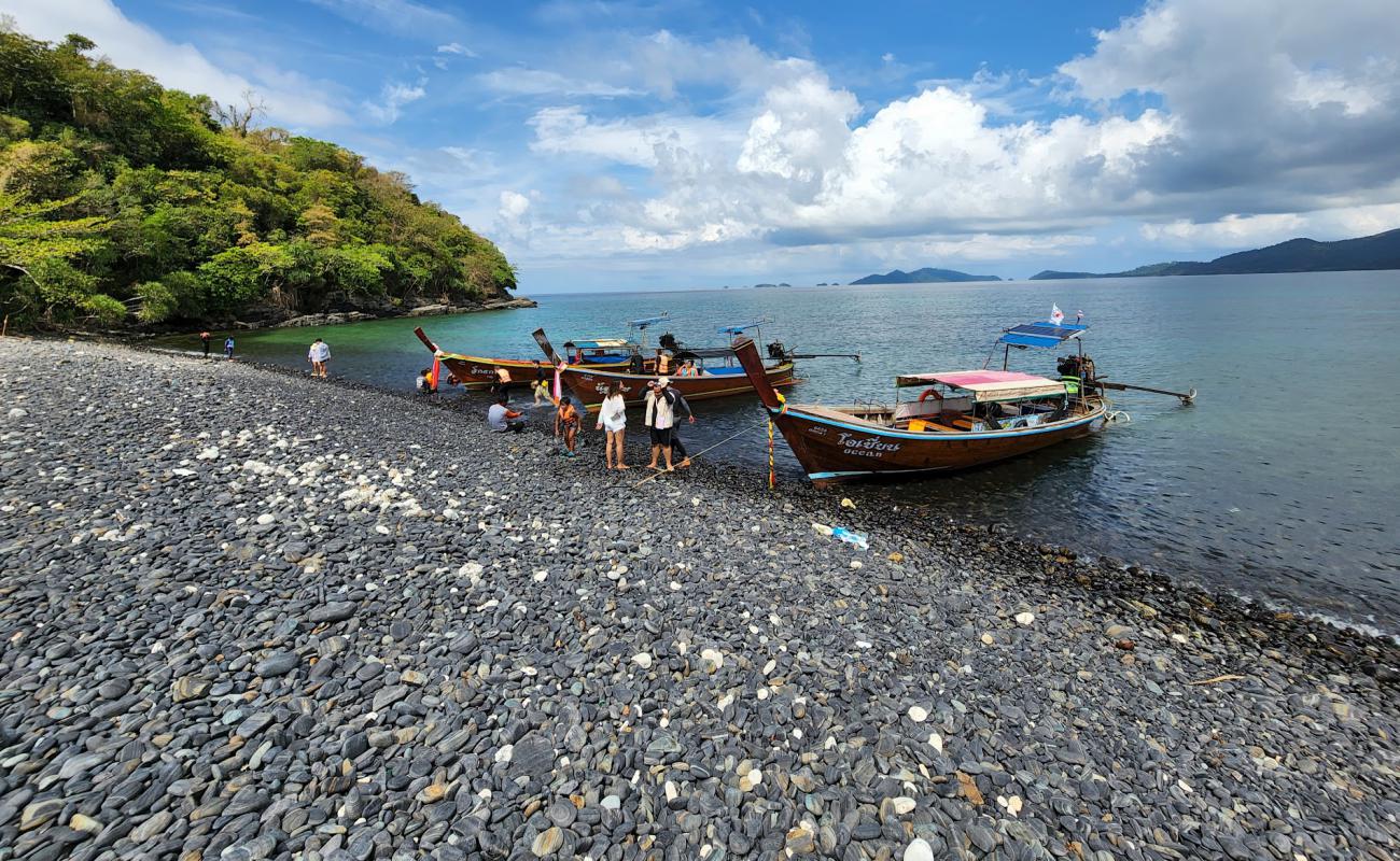 Photo de Hin Ngam Beach avec caillou gris de surface