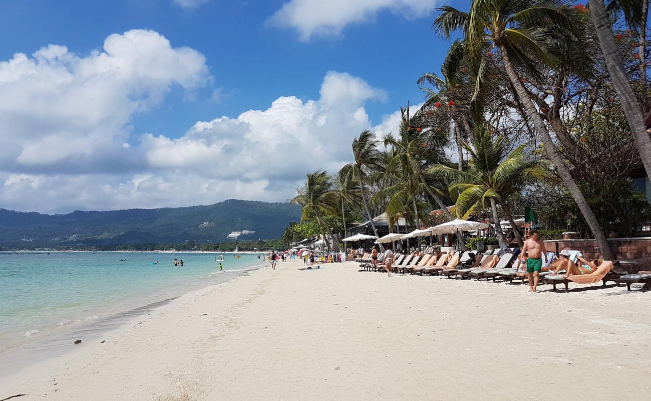Photo de Plage de Chaweng avec sable blanc de surface