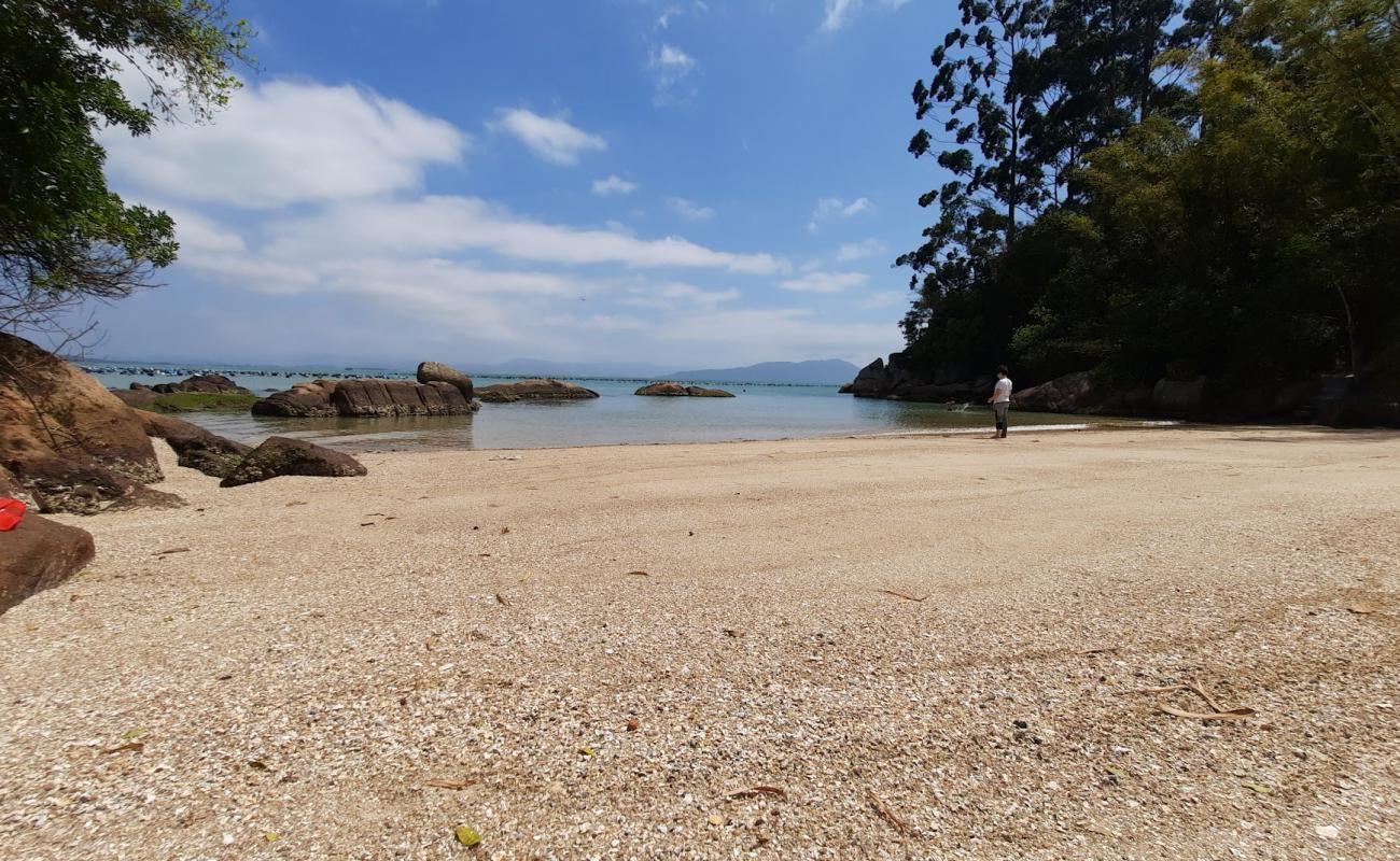 Photo de Praia do Paiole avec sable coquillé beige de surface