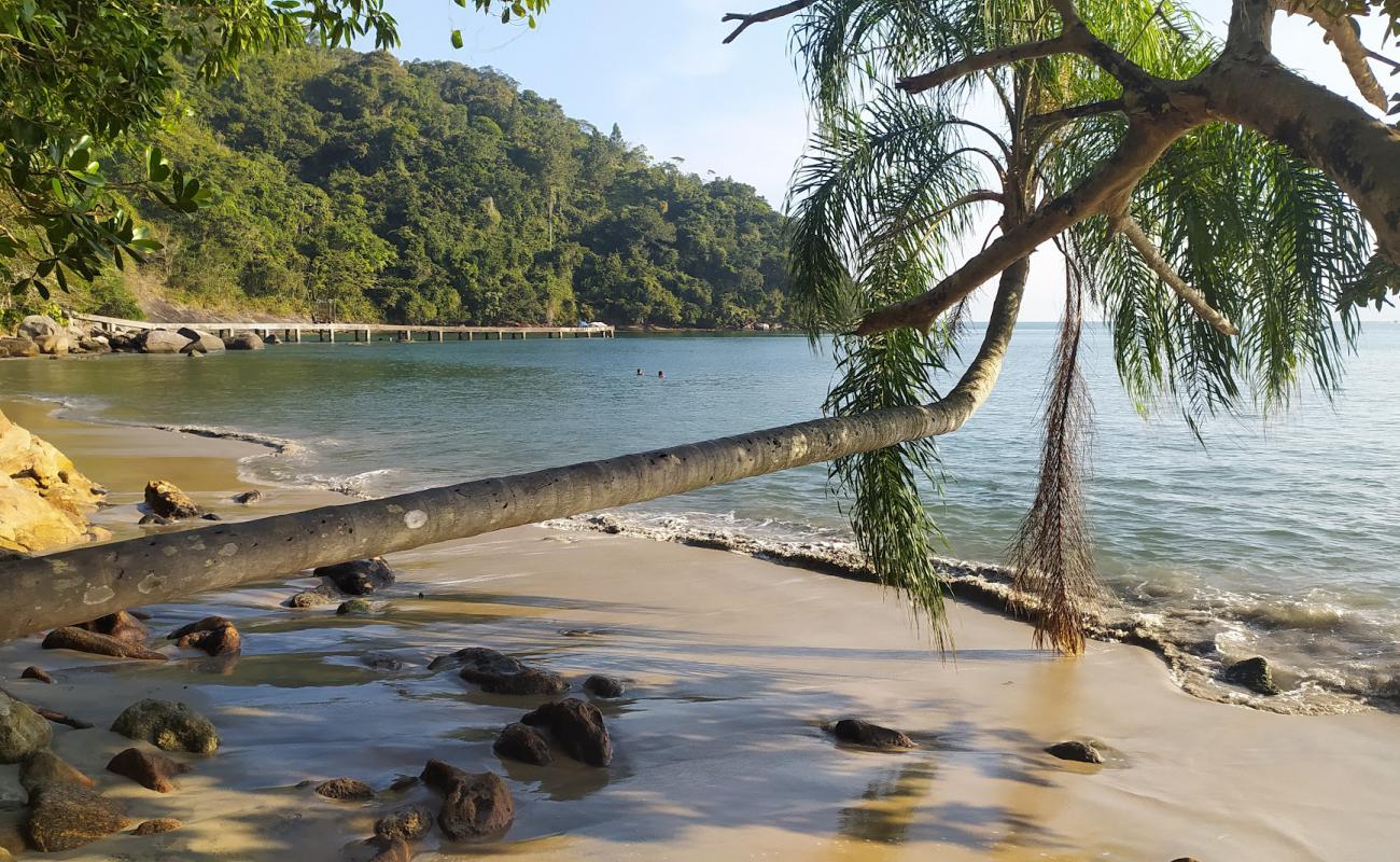 Photo de Praia das Galhetas avec sable beige de surface