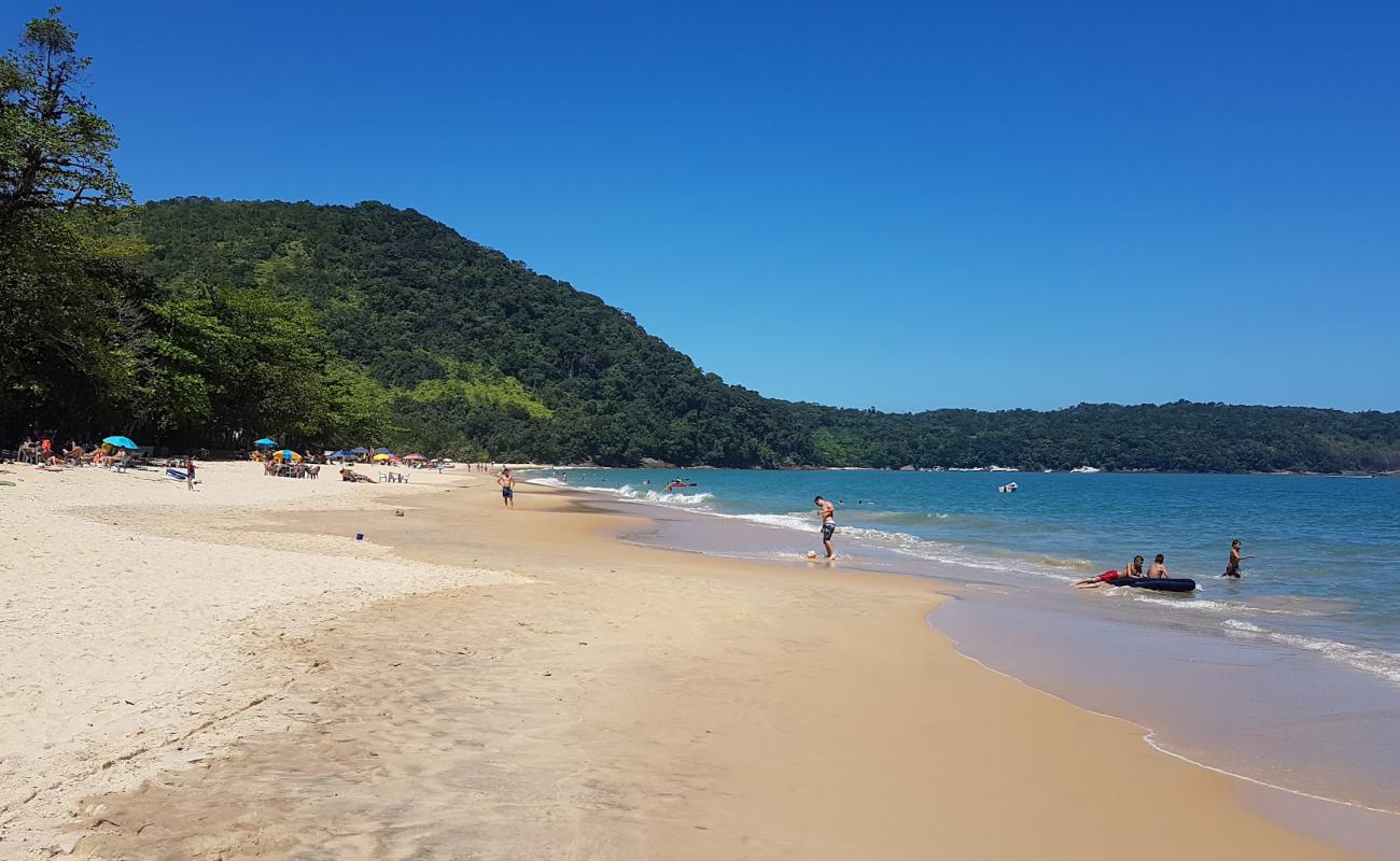 Photo de Praia da Ponta Aguda avec sable beige de surface