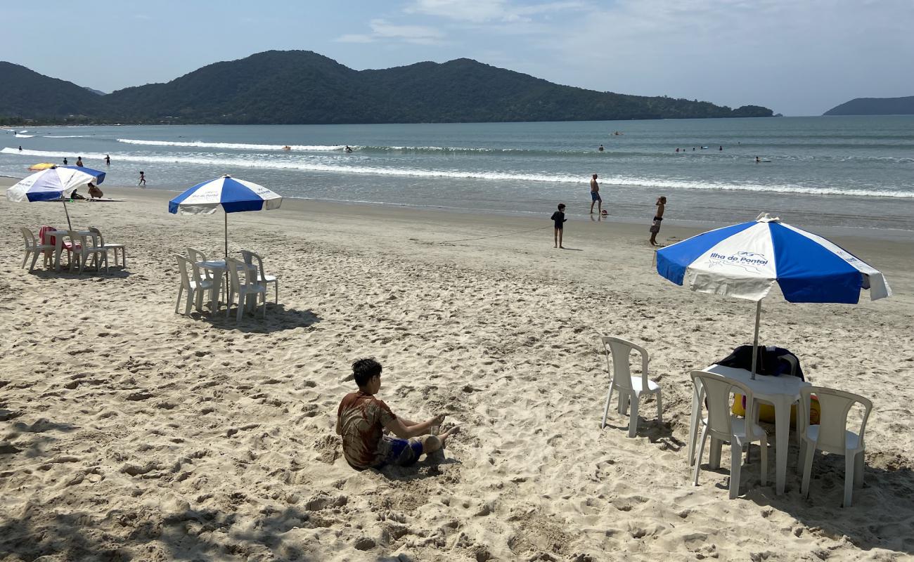 Photo de Praia do Pontal Lagoinha avec sable beige fin de surface