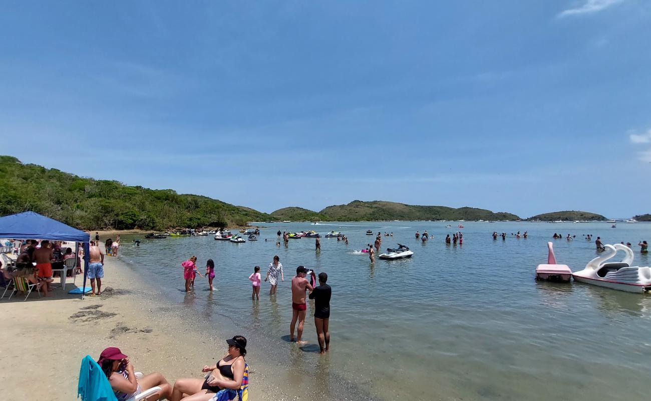 Photo de Praia da Boca da Barra avec sable beige de surface