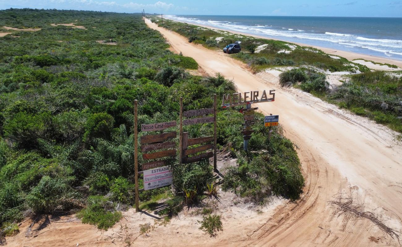 Photo de Praia das Meleiras avec sable beige de surface