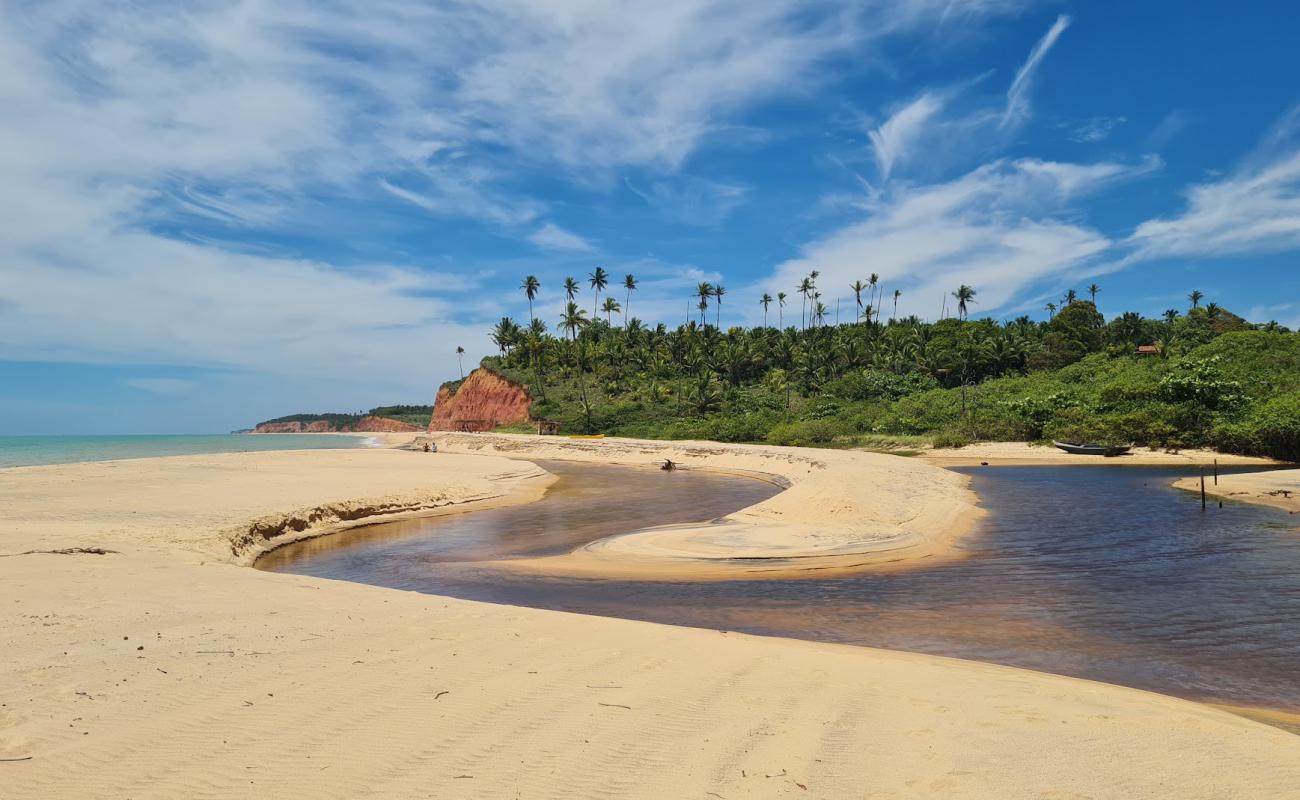 Photo de Praia da Japara Mirim avec sable beige de surface
