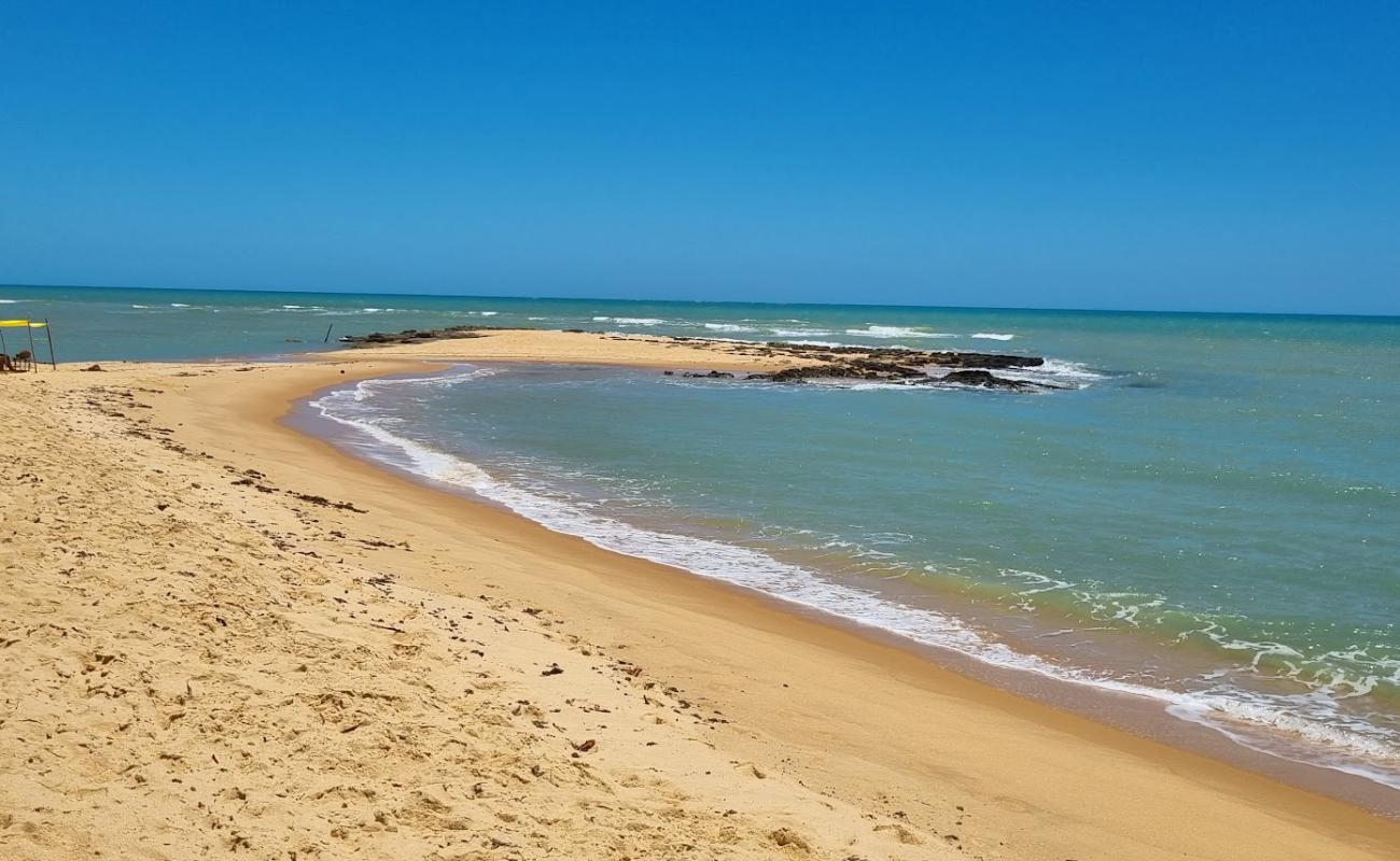 Photo de Praia da Barra de Caraiva avec sable beige de surface
