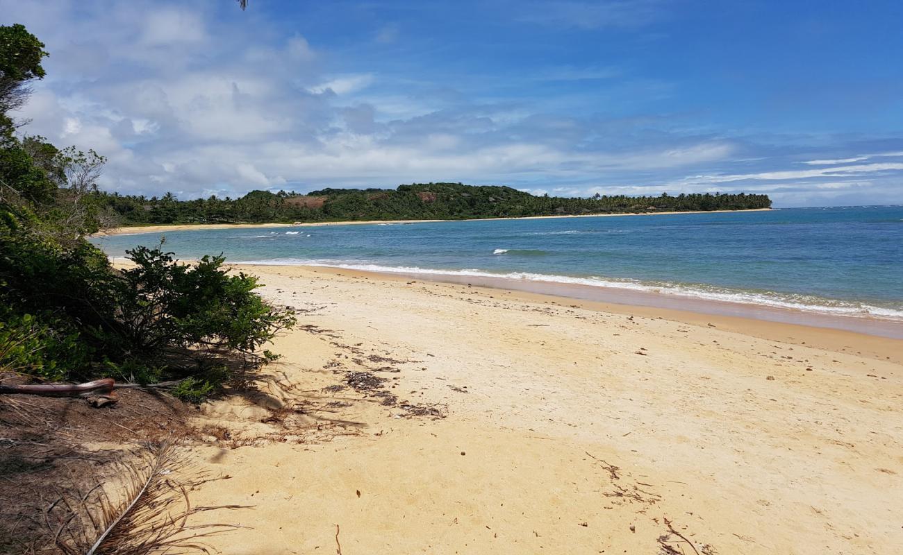 Photo de Pedra Grande Beach avec sable beige de surface