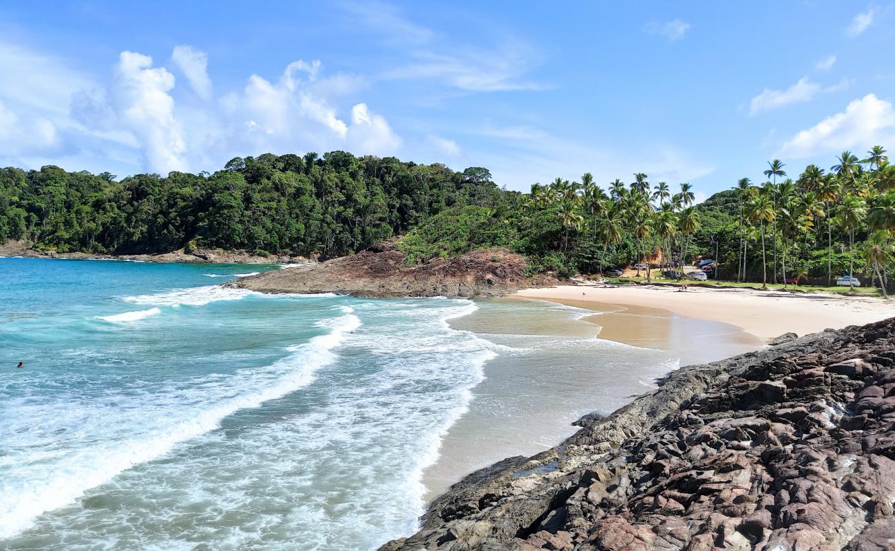 Photo de Praia da Costa avec sable beige de surface