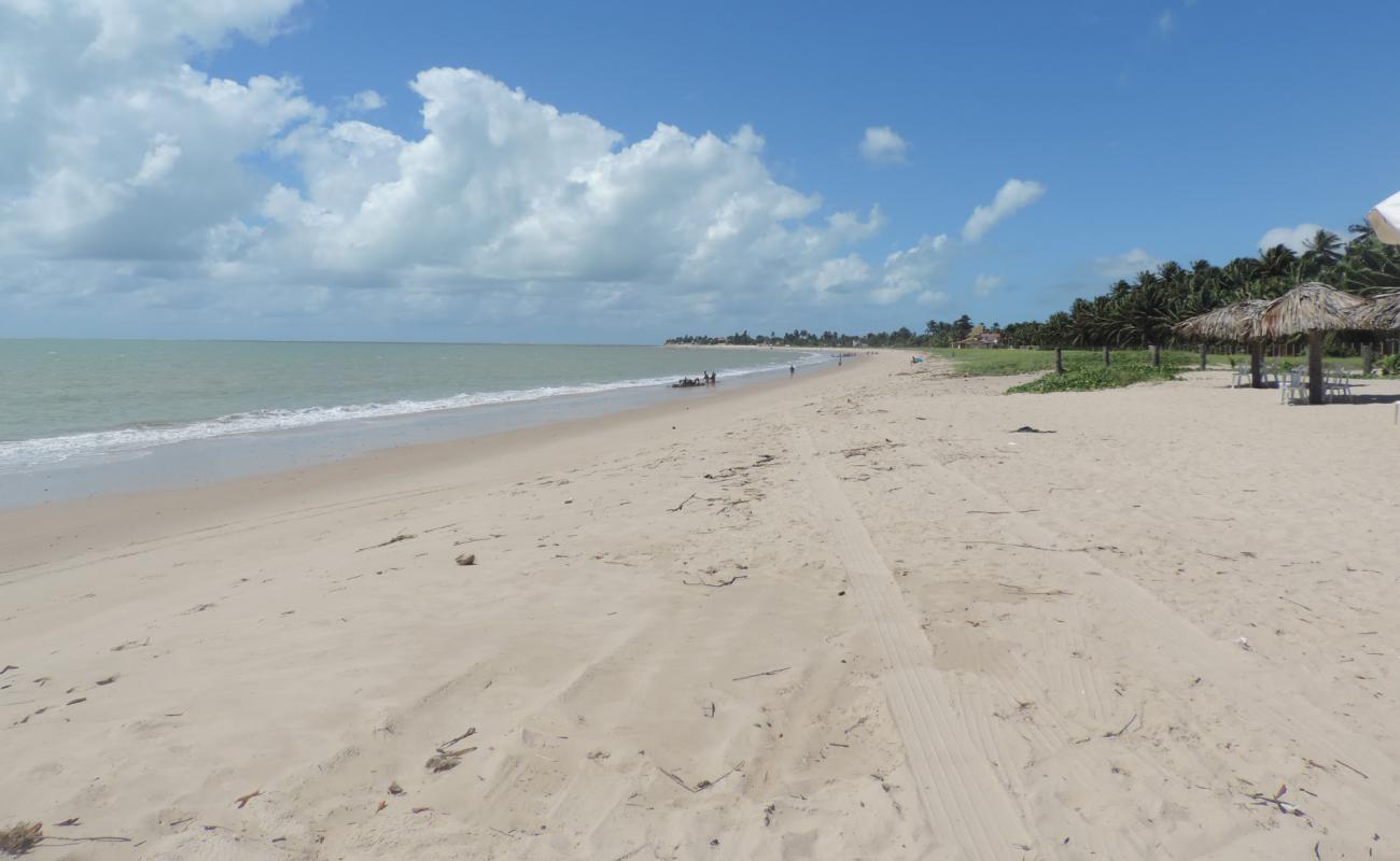 Photo de Praia da Ilha da Croa avec sable beige de surface