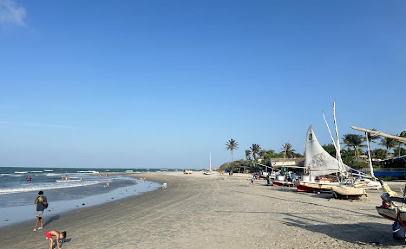 Photo de Praia de Pontal de Maceio avec sable beige de surface