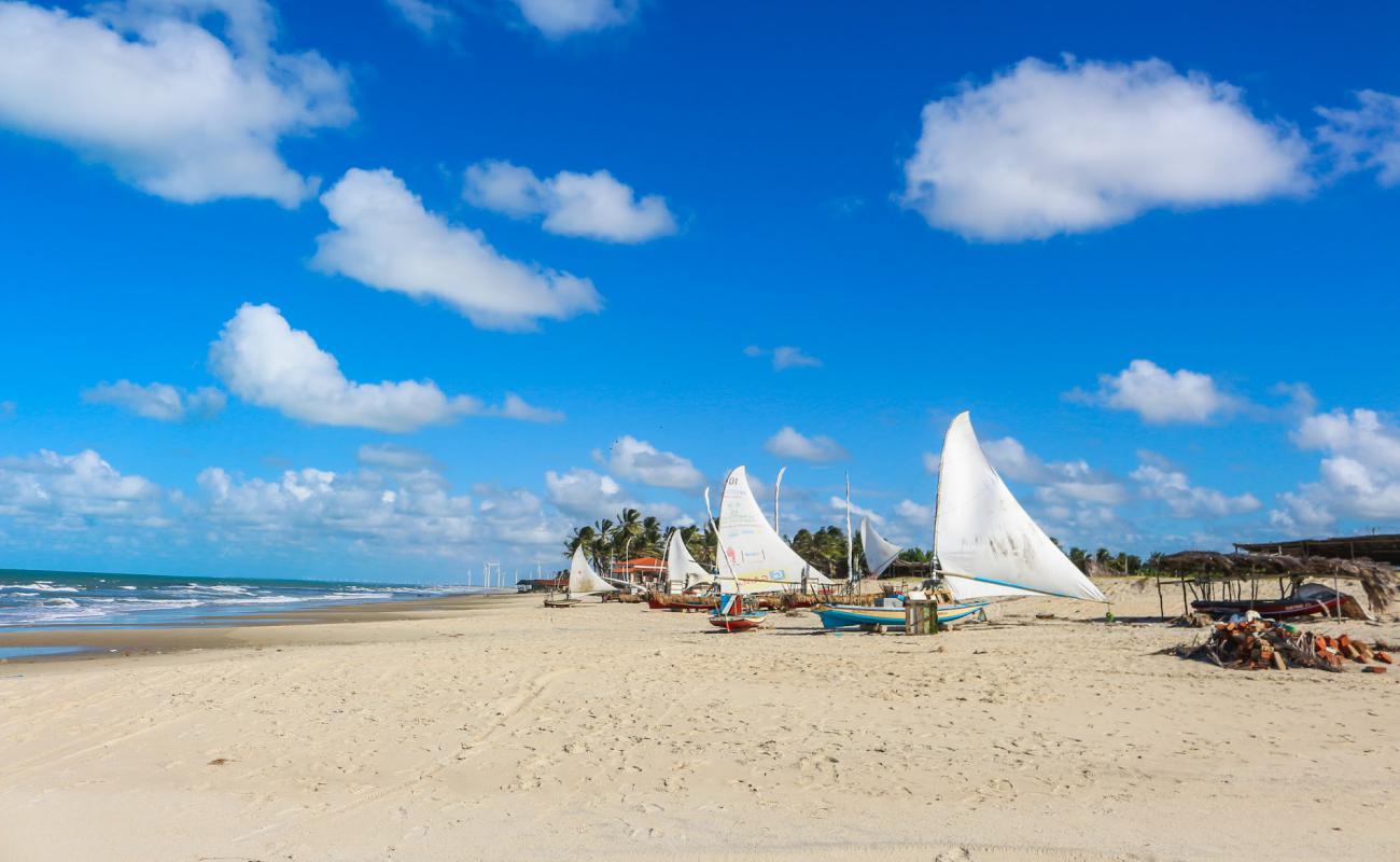 Photo de Fontes Beach avec sable beige de surface