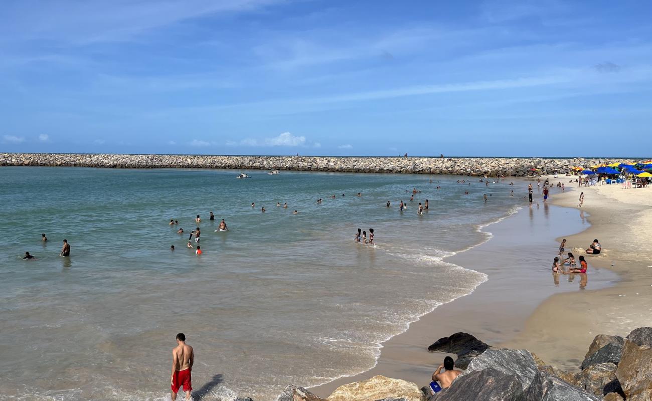 Photo de Praia Felipe Gonzales Saraiva da Rocha avec sable beige de surface