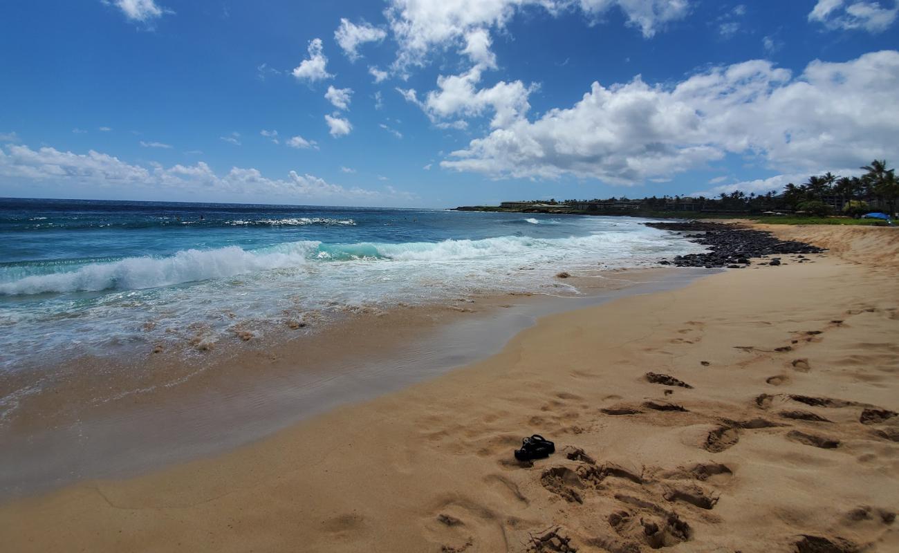 Photo de Shipwreck beach avec sable blanc de surface