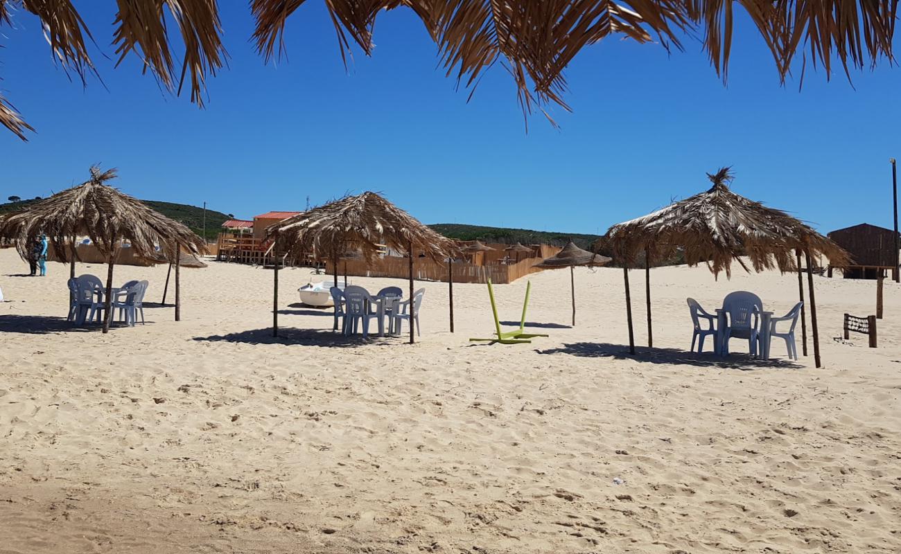 Photo de Plage Cap Serat II avec sable lumineux de surface