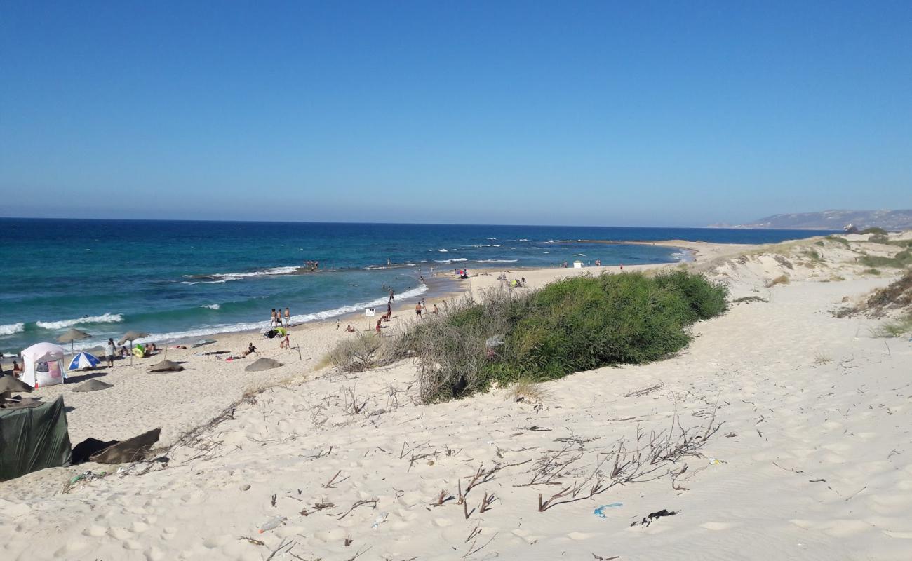 Photo de Plage du Remel avec sable brun de surface