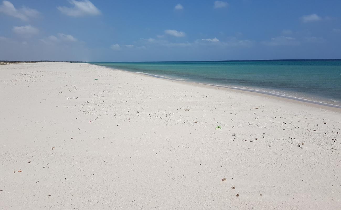 Photo de Menzel Or beach avec sable fin et lumineux de surface