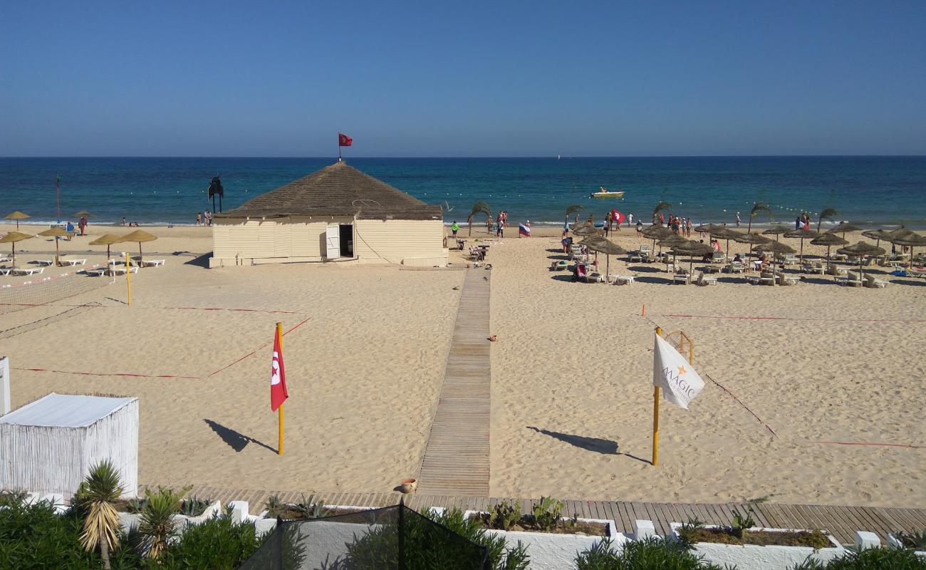 Photo de Plage de Hammamet II avec sable beige fin de surface