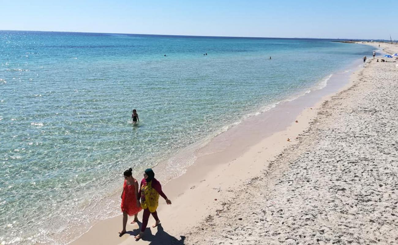 Photo de Dimas beach avec sable fin blanc de surface