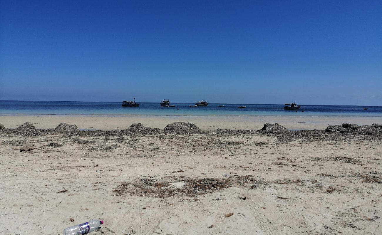 Photo de El Ogla Beach avec sable blanc de surface