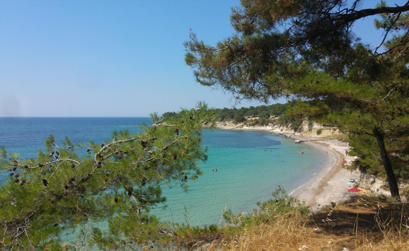 Photo de Taskapi beach avec sable clair avec caillou de surface