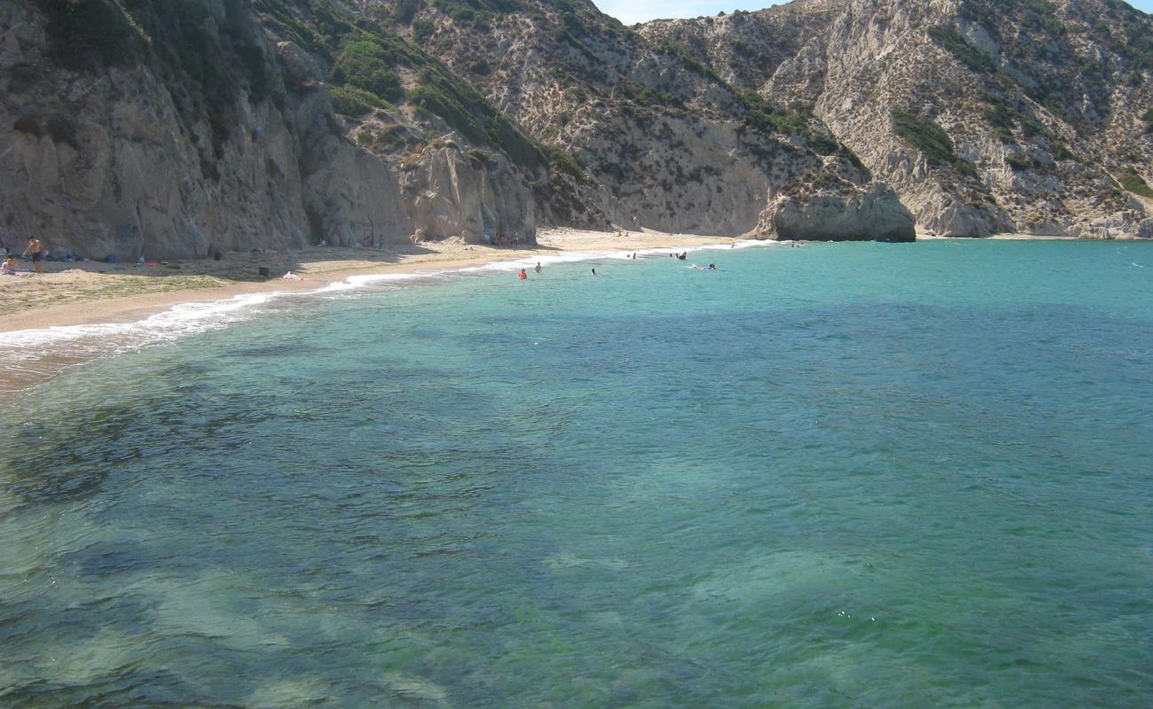 Photo de Sogutluli beach IV avec sable clair avec caillou de surface