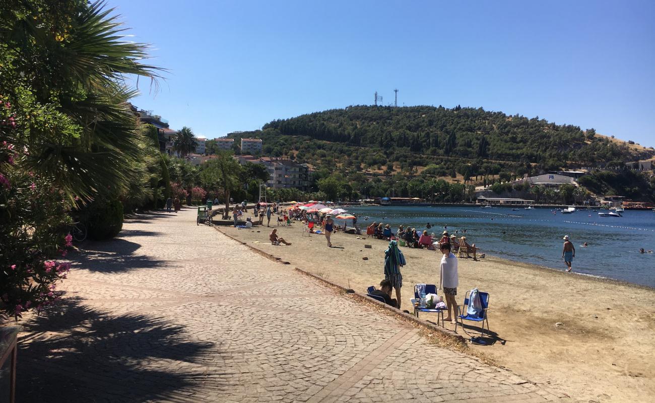 Photo de Frogli beach avec petits galets gris de surface