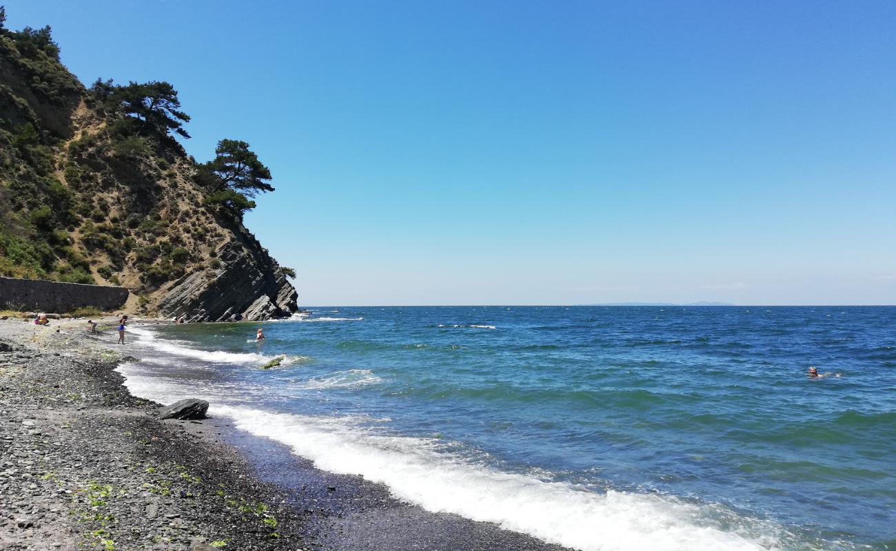 Photo de Trilye Sahil beach avec galets gris de surface