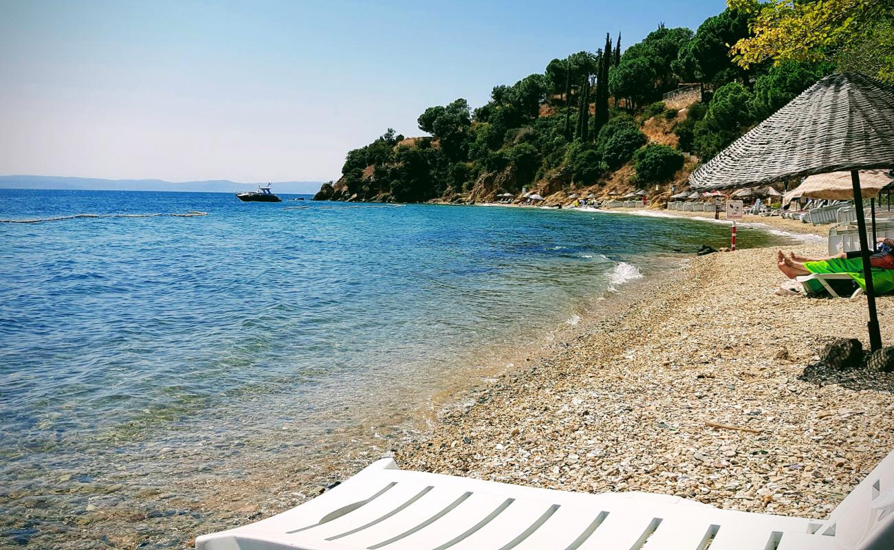 Photo de Villa Haziran beach avec caillou fin clair de surface