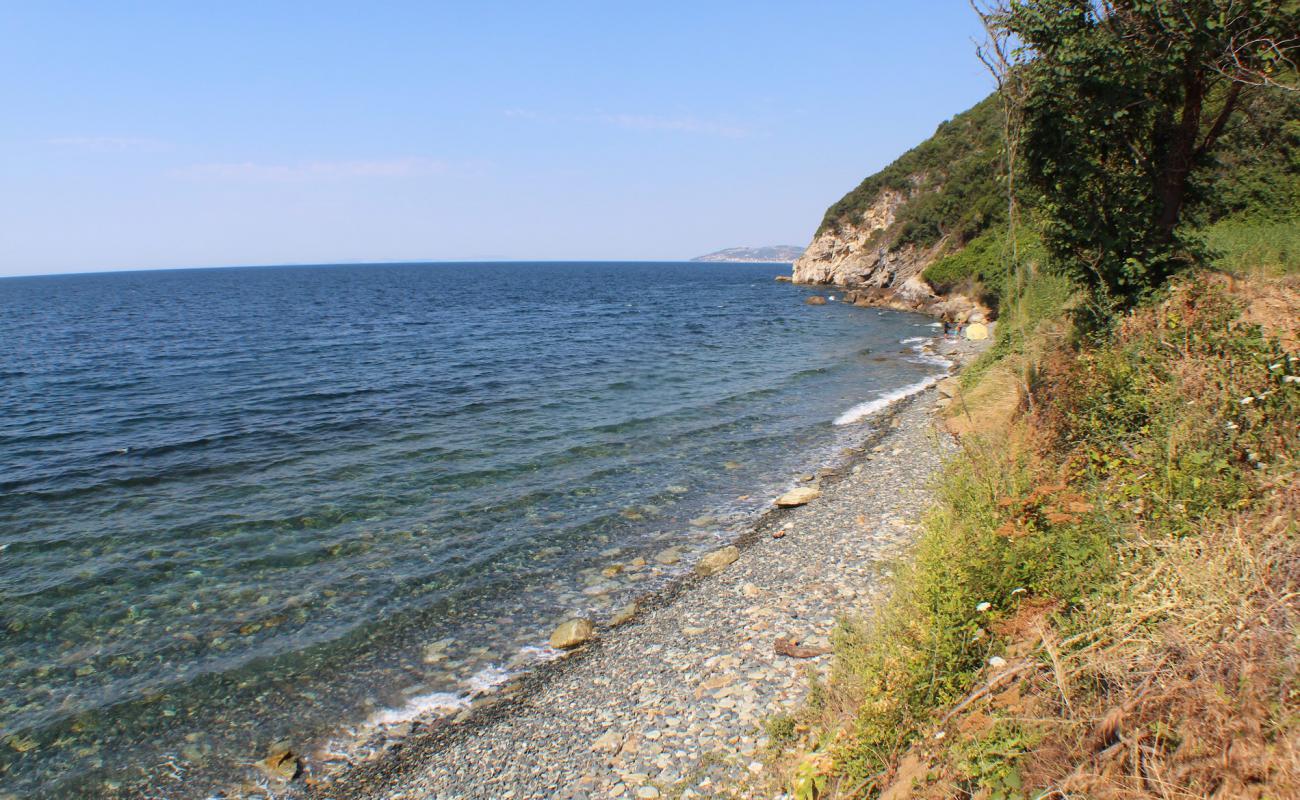 Photo de Deniz beach avec caillou gris de surface