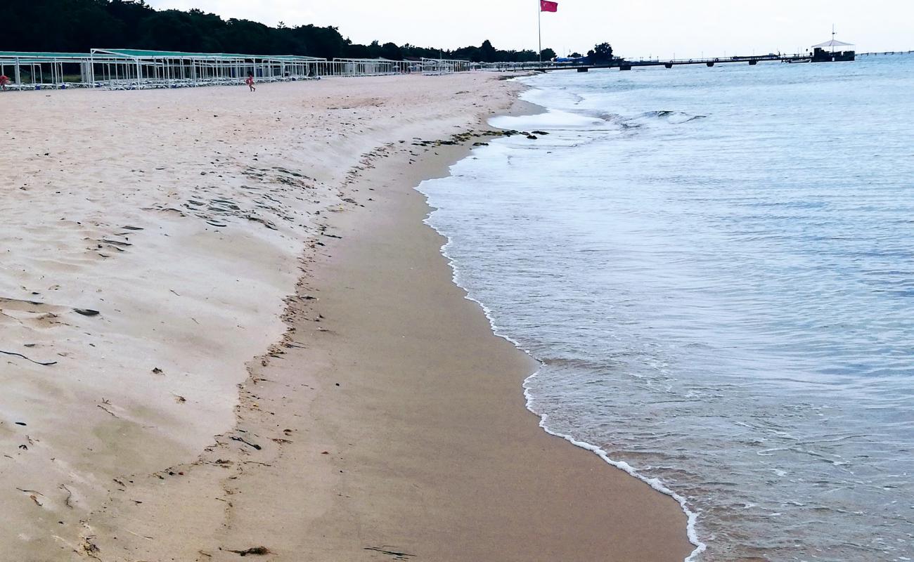 Photo de Dallas beach II avec sable lumineux de surface