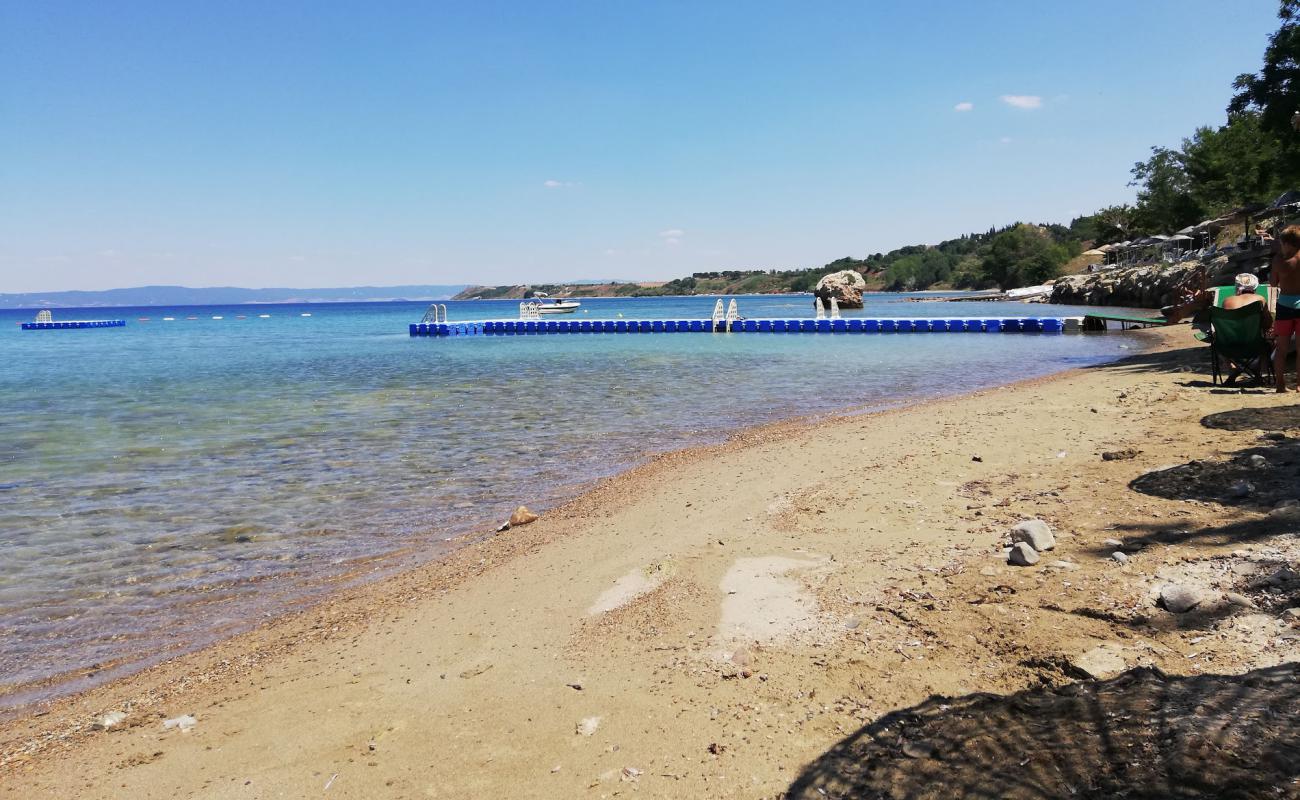 Photo de Yidiz bay beach avec sable clair avec caillou de surface