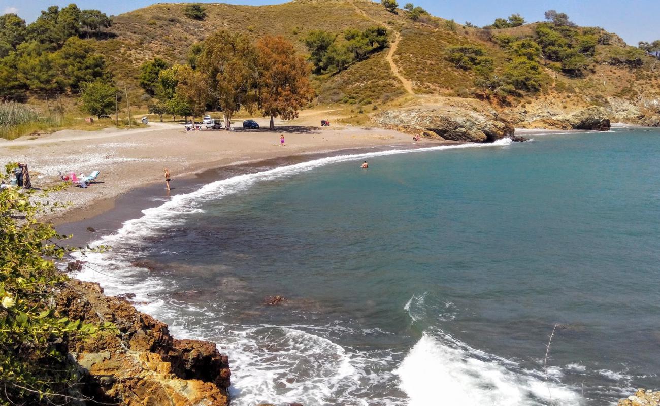 Photo de Karatas beach avec sable gris de surface