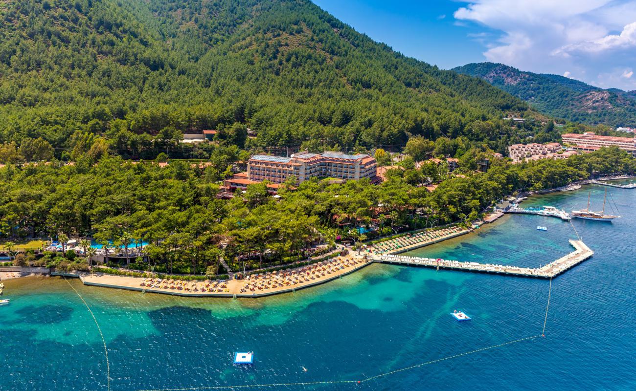 Photo de Marmaris Plaji V avec surface béton pavée de surface