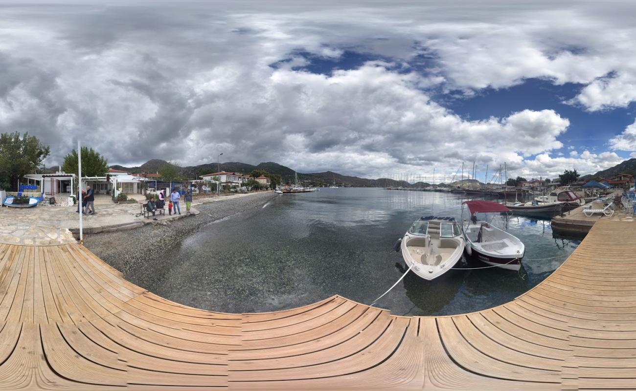 Photo de Selimiye Plaji avec galets gris de surface