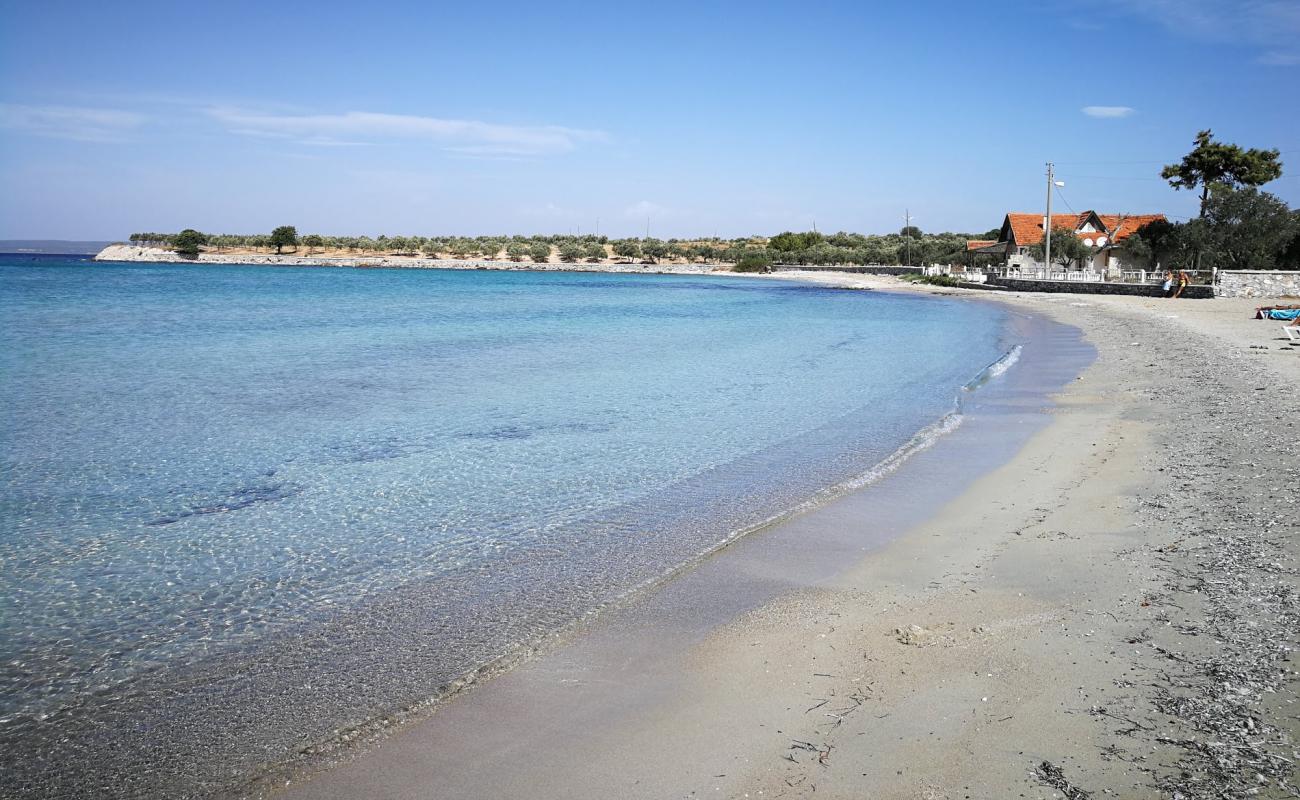 Photo de St. pauli beach avec sable lumineux de surface