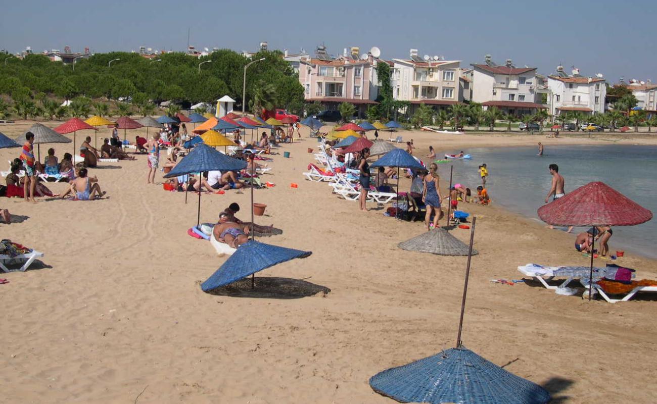 Photo de Yildirim beach avec sable brun de surface