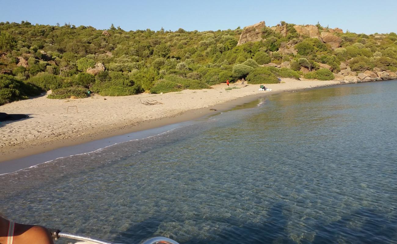 Photo de Yagcilar Plaji avec sable gris de surface