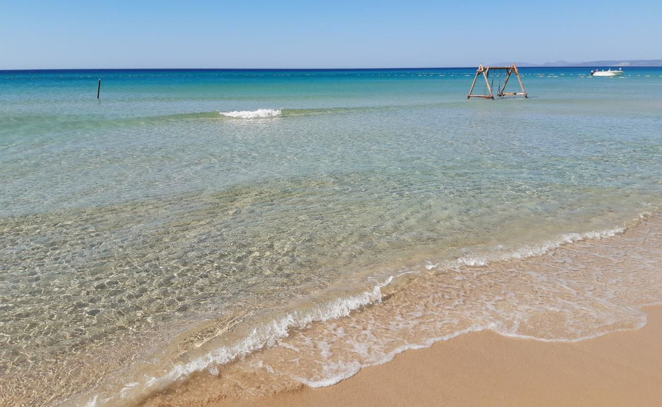 Photo de Club de plage Dharma avec sable fin et lumineux de surface