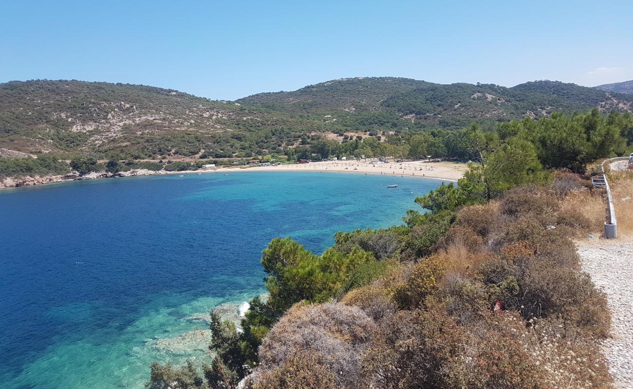 Photo de Mersinaki Plaji II avec caillou fin clair de surface