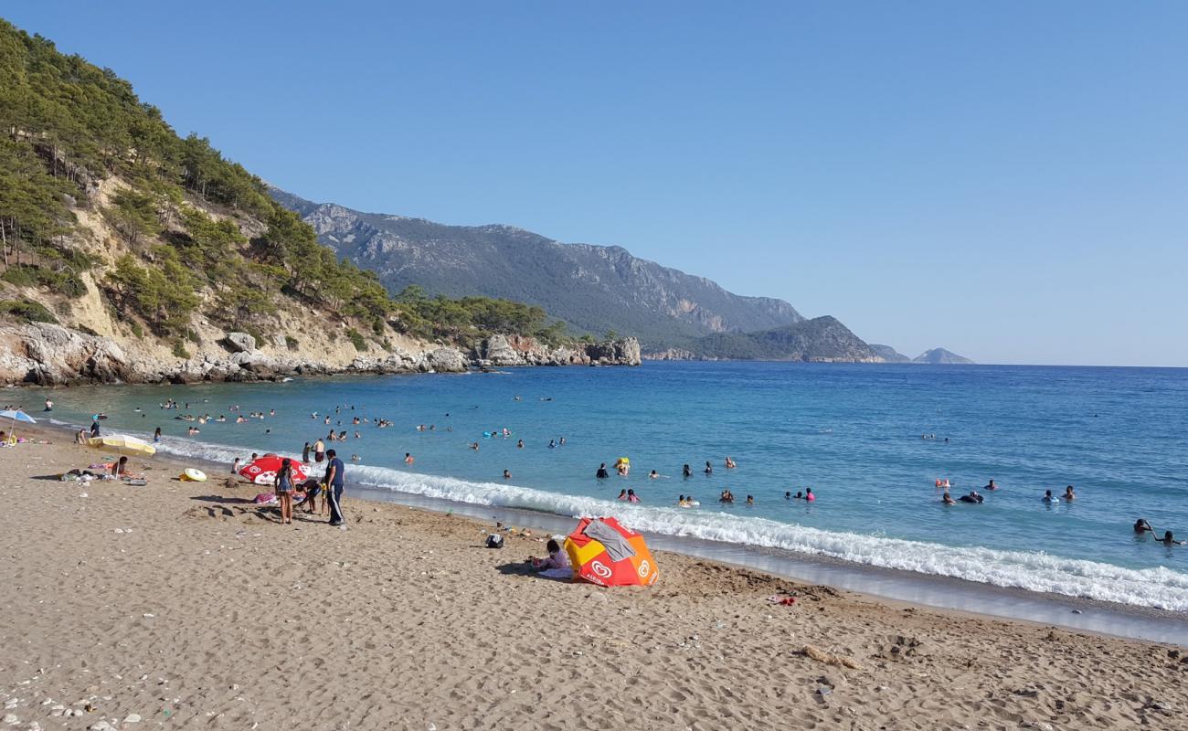 Photo de Papaz Iskelesi avec sable beige & galets de surface
