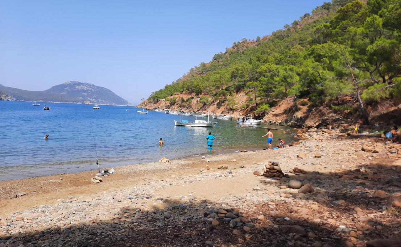 Photo de Fisherman's Bay avec sable noir avec caillou de surface