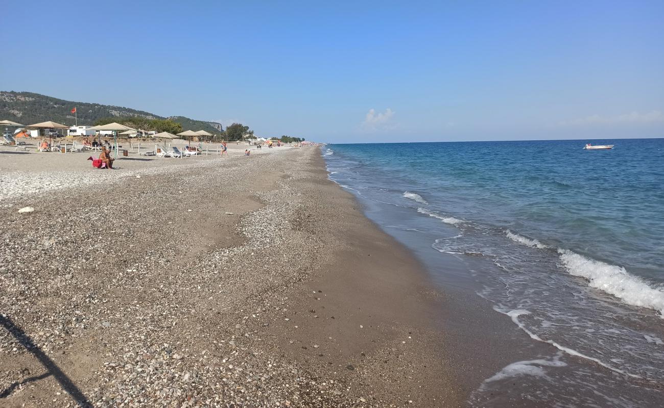 Photo de Plage de Camyuva avec caillou fin brun de surface