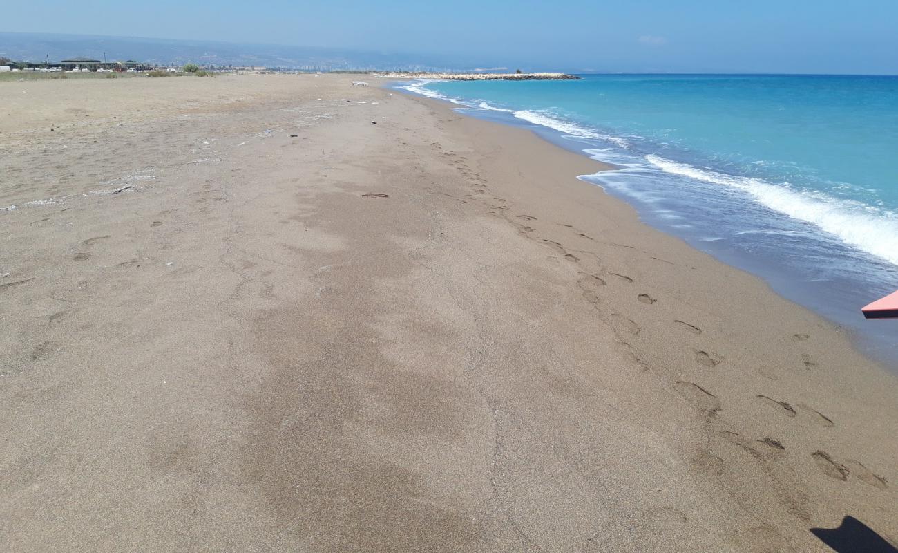 Photo de Arkum beach avec sable beige de surface