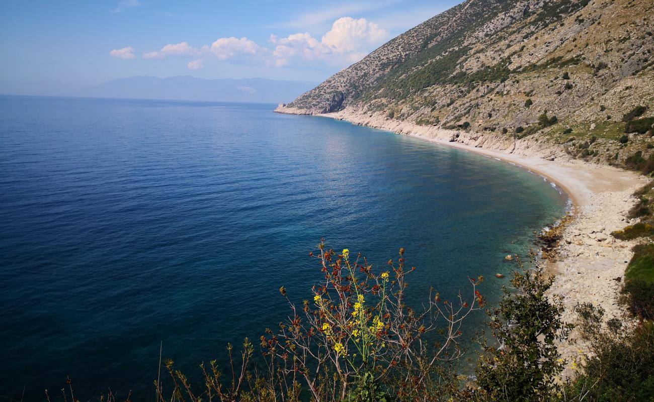 Photo de Samra beach avec roches de surface