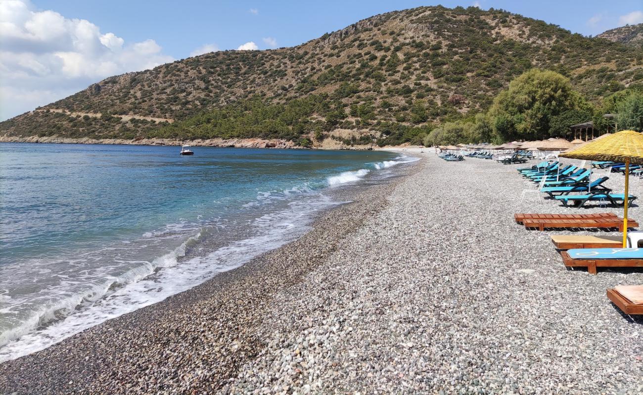 Photo de Yali Sezar Beach avec caillou clair de surface